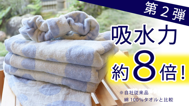 数量限定〈おうち時間をより快適に変える〉進化したスーパー吸水タオルがクラウドファンディングサイト「Makuake」にて先行販売開始！