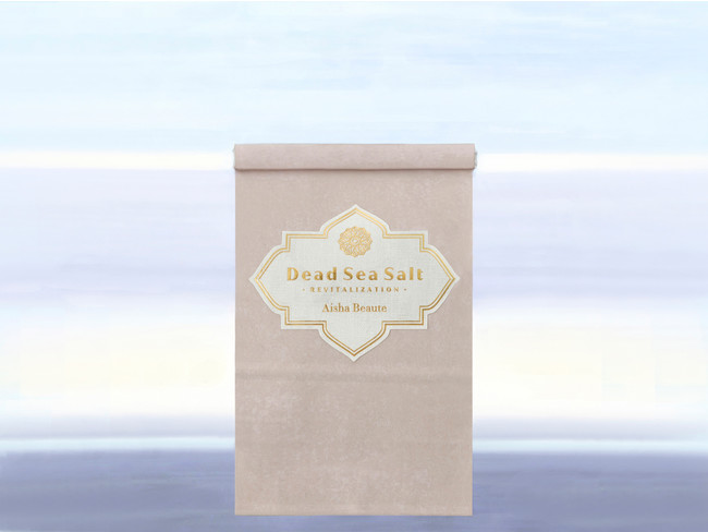 美容用浴用ソルト“Dead Sea Salt(デッドシーソルト)”  240g ¥2,100(税込み)、1,000g ¥5,800(税込み) 