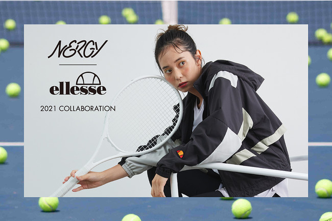 「NERGY(ナージー)」が人気テニスウエアブランド「ellesse(エレッセ)」と初コラボレーション！2021年9月3日(金)より発売スタート