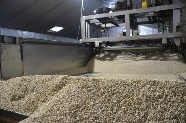 伝統を表現する高品質の麦麹を作る「手作り設備」