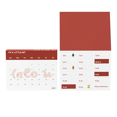 表：全18色が取り出せる、アドベントカレンダー 取り出すまでどのカラーが出てくるか分からないワクワク感が味わえます