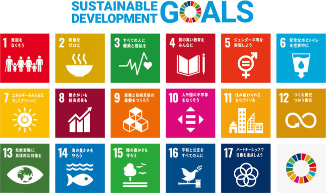 メルヴィータは持続可能な開発目標（SDGs）を支援しています