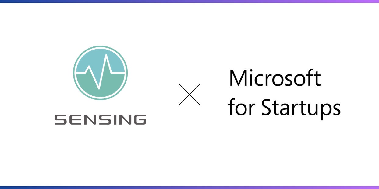 SENSINGが、マイクロソフト社のスタートアップ支援プログラム「Microsoft for Startups」に採択されました