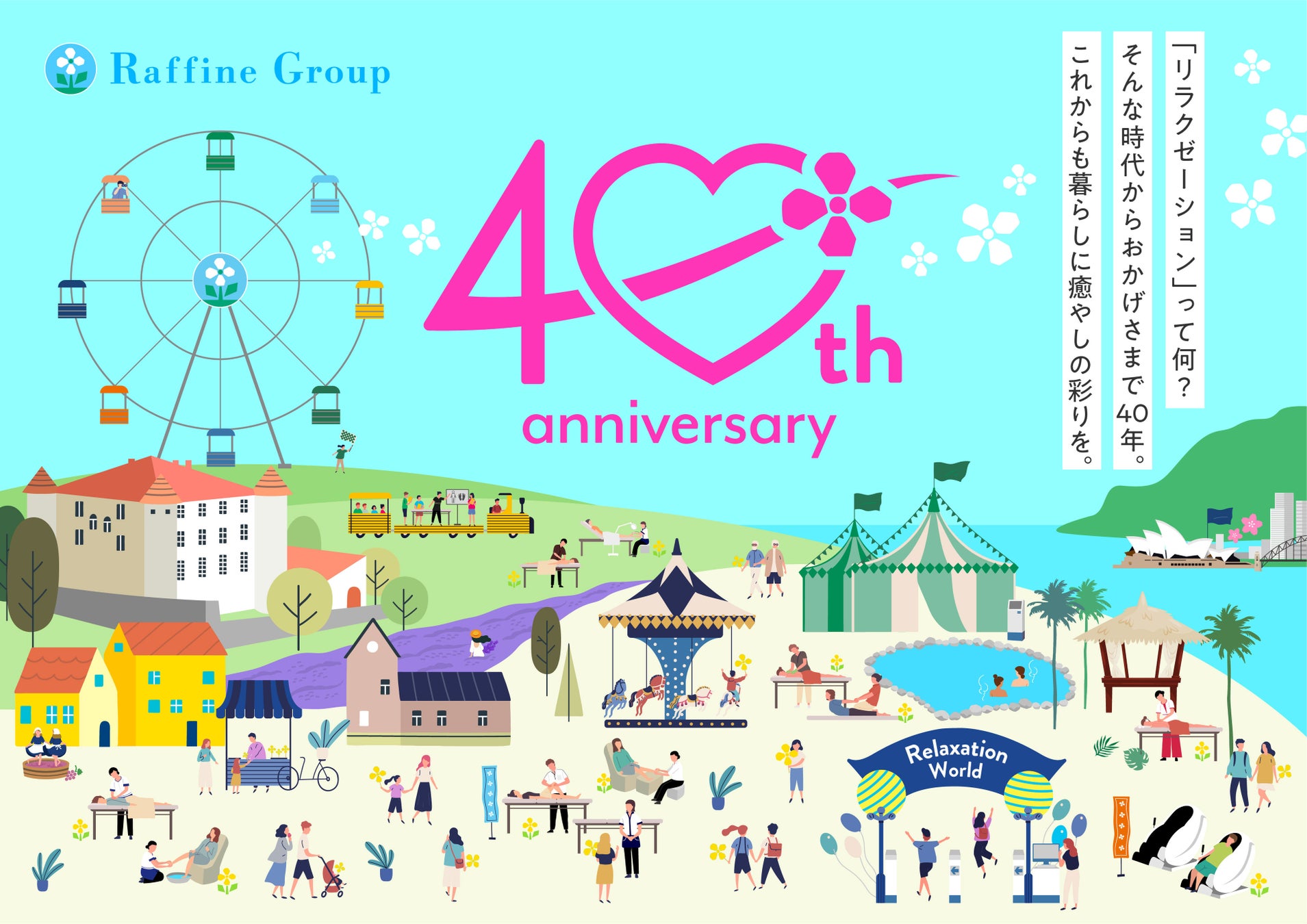 ラフィネグループ 40th Anniversary「100年企業」を目指して