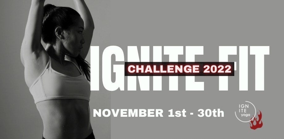 人気ヨガスタジオIGNITE YOGAが 「IGNITE FIT CHALLENGE 2022」を11月1日より開催！