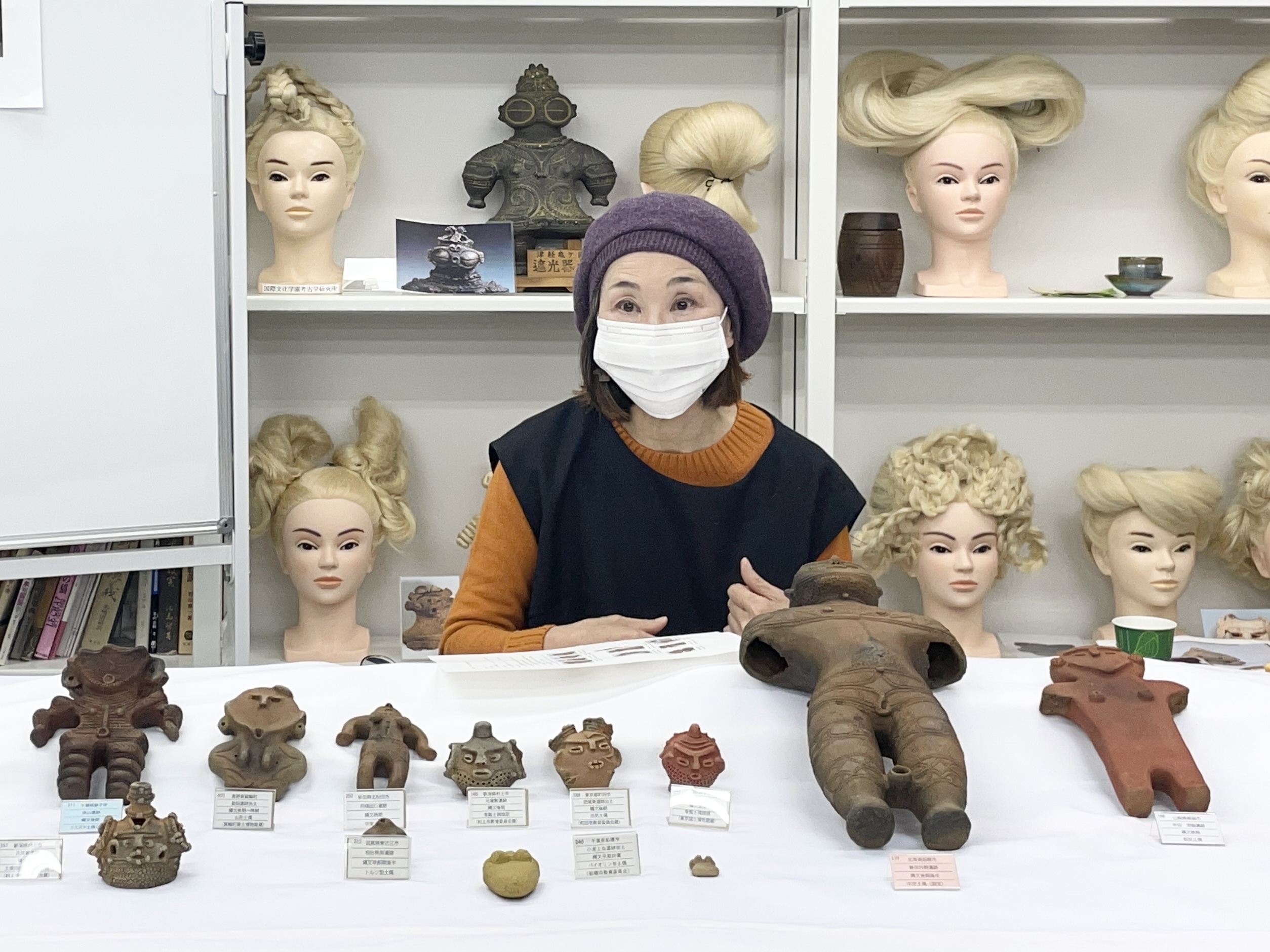 国際文化学園の美容考古学研究所が
「土偶の作り方を通して考える、土偶の意味」
をテーマに勉強会を開催