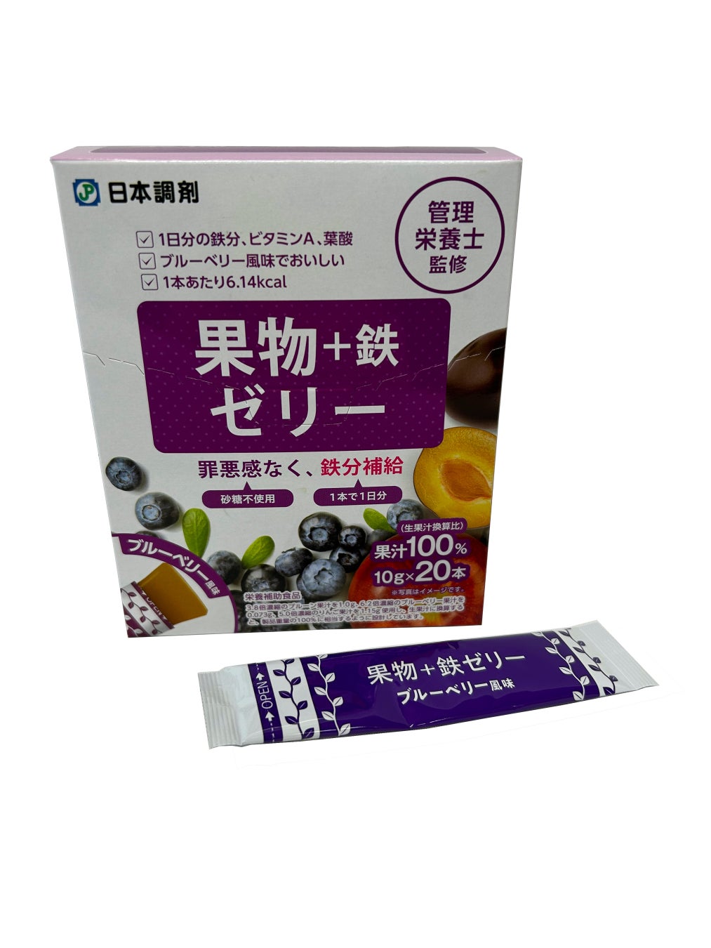 いつでもどこでも手軽に鉄分を補給！「日本調剤の果物＋鉄ゼリー」を新発売