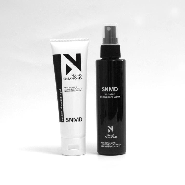 SNMDナノダイヤモンド配合美容液
「SNMDスキンサポートウォーター」及び
「SNMDスキンサポートジェル」を
11月28日(月)よりリニューアル新発売　
SNMD(世界初のナノダイヤモンド化粧原料)の成分量アップと
保湿性をより高めたヒアルロン酸を配合