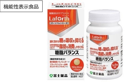 製薬会社のサプリメントブランド「Laforth(ラフォース)」から機能性表示食品「糖脂バランス」新発売！