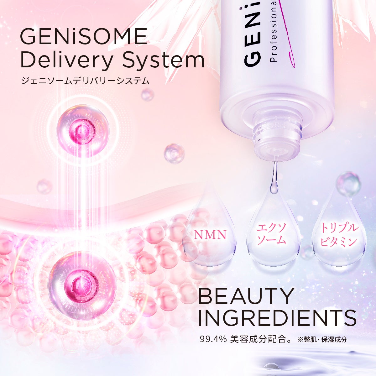 宮崎麗果・黒木啓司開発監修】GENiS（ジェニス）より新技術「GENiSOME 