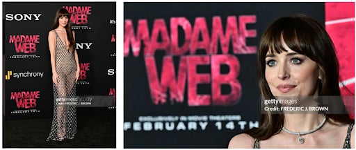 【カレントボディ】ダコタ・ジョンソン、主演映画「マダム·ウェブ」のロサンゼルスプレミアにカレントボディのLEDマスクを起用