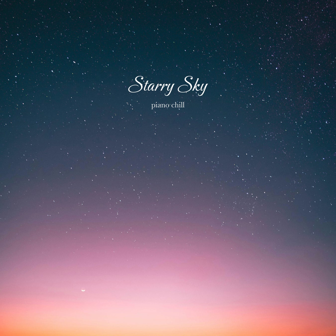 心地よい波の音と美しいピアノの音色でココロのヒーリング‼ 癒やしを奏でるアーティスト『クラッシームーン』による最新アルバム『Starry Sky -piano chill-』！