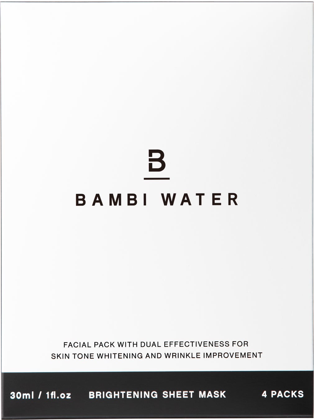 シリーズ累計300万個突破したボディメイクブランド「BAMBI WATER」から初のシートマスクが登場！『BAMBI WATER ブライトニングシートマスク』を発売！
