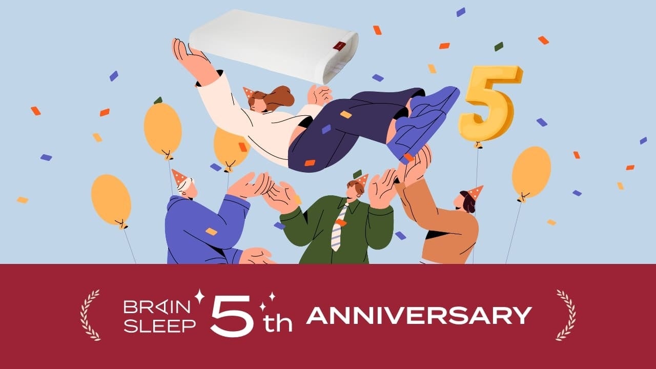 脳まで眠る枕「ブレインスリープ ピロー」シリーズ累計販売数20万個突破！“設立5周年”を迎え、これまでの感謝を込めたキャンペーンを実施