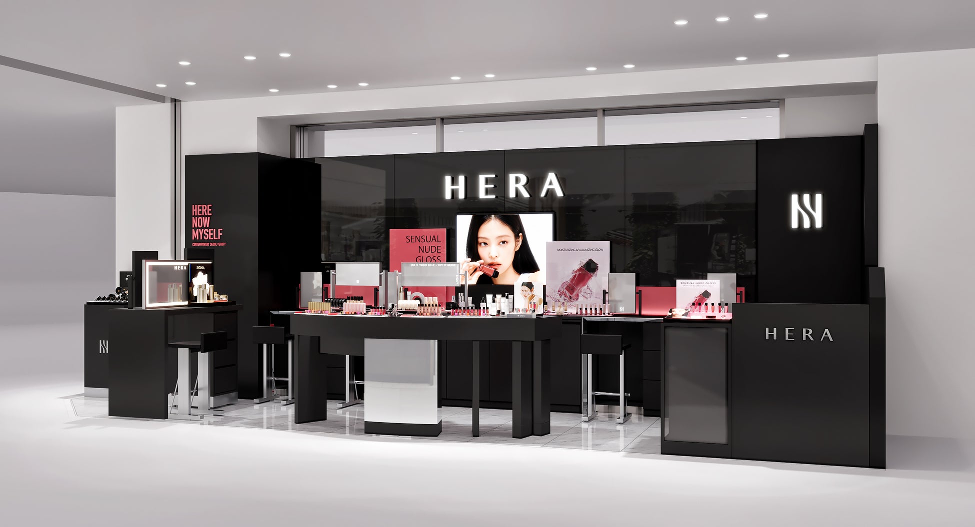 韓国・ソウル発のラグジュアリーメイクアップブランド「HERA（ヘラ）」が、2024年7月8日（月）から松屋銀座で長期ポップアップストアを展開