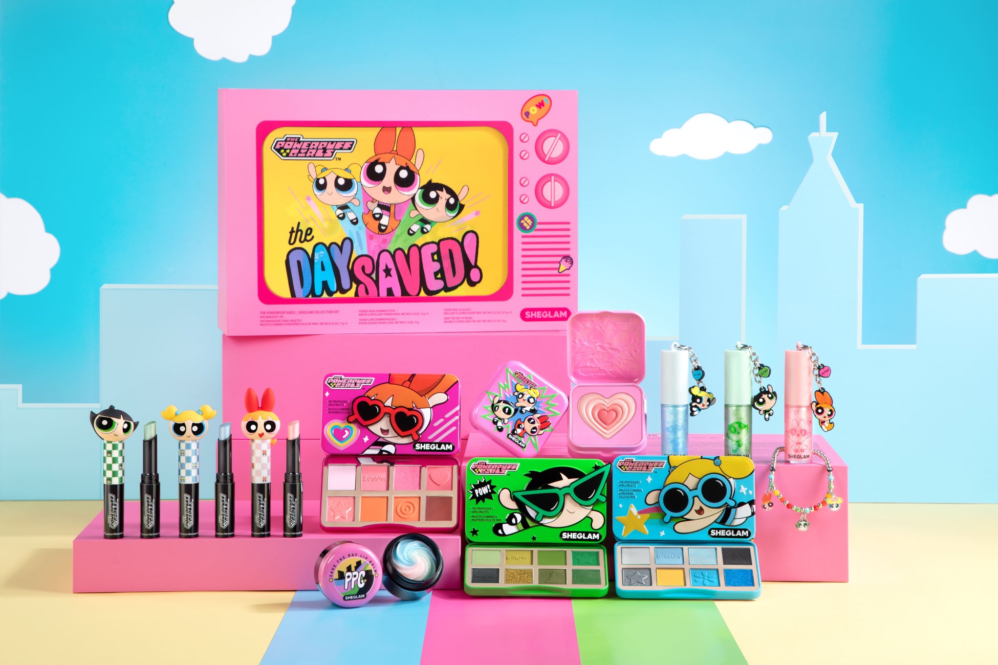 The Powerpuff Girls×SHEGLAMのコラボコスメが登場