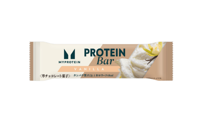 マイプロテイン、国内製造の
「マイプロテインバー バニラ風味」を10月29日(火)より
全国のファミリーマート約16,300店で発売開始
～現在発売中のチョコレート味のマイプロテインバーに、
待望の新フレーバーが登場～