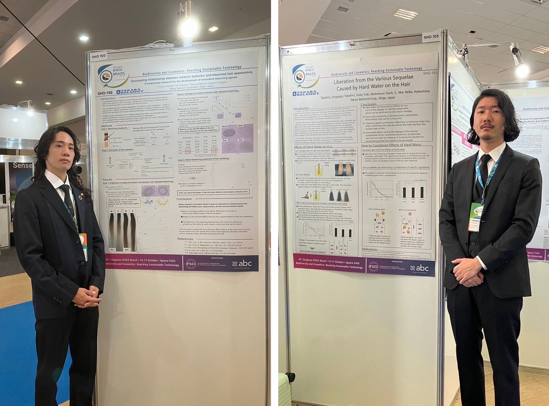 「第34回IFSCC Congress 2024イグアス大会」毛髪に関する２題の研究についてポスターにて発表