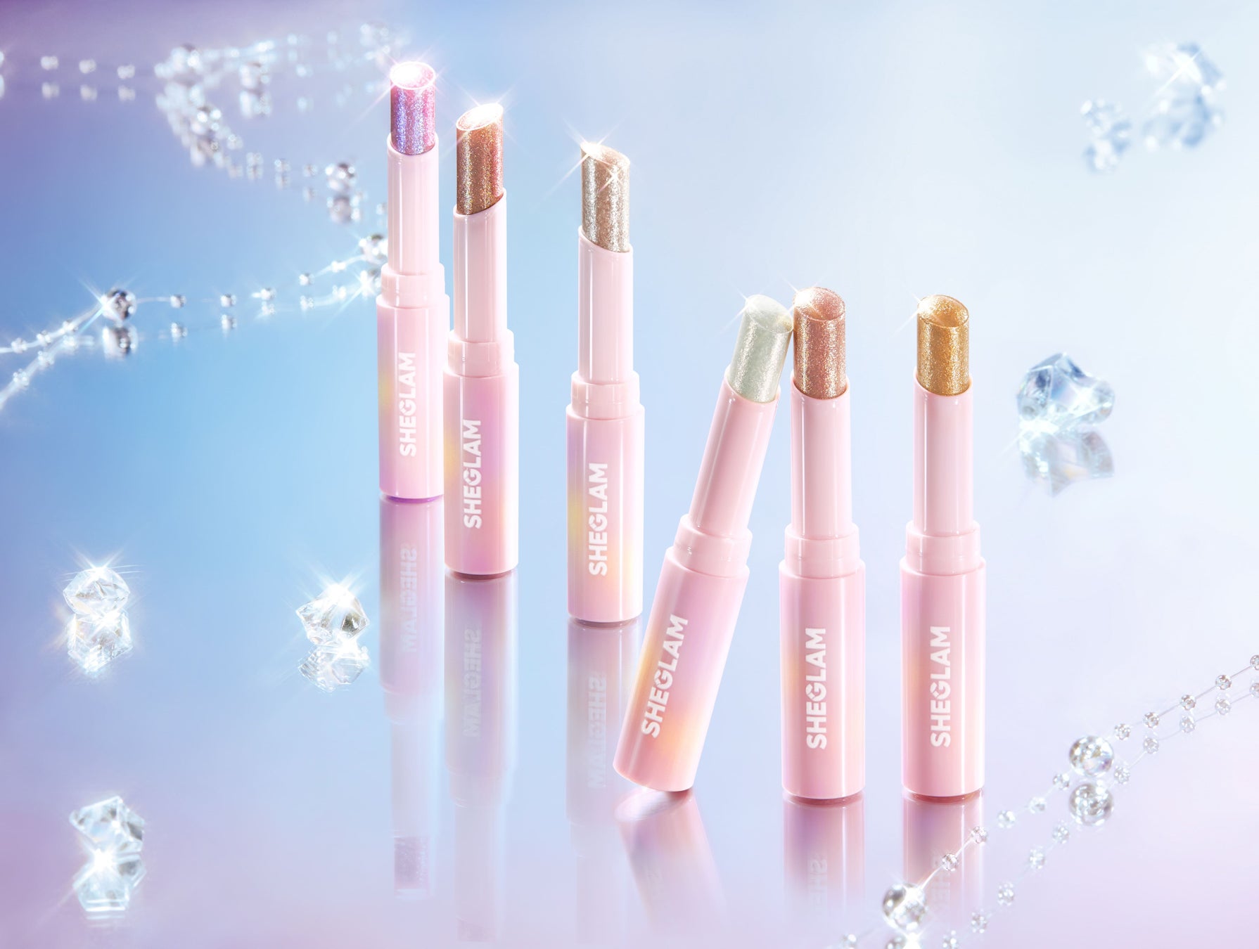 SHEGLAMから、パールが輝く6色展開のスティックアイシャドウ『SHEGLAM Crystal Jelly Glaze Stick』の販売開始！