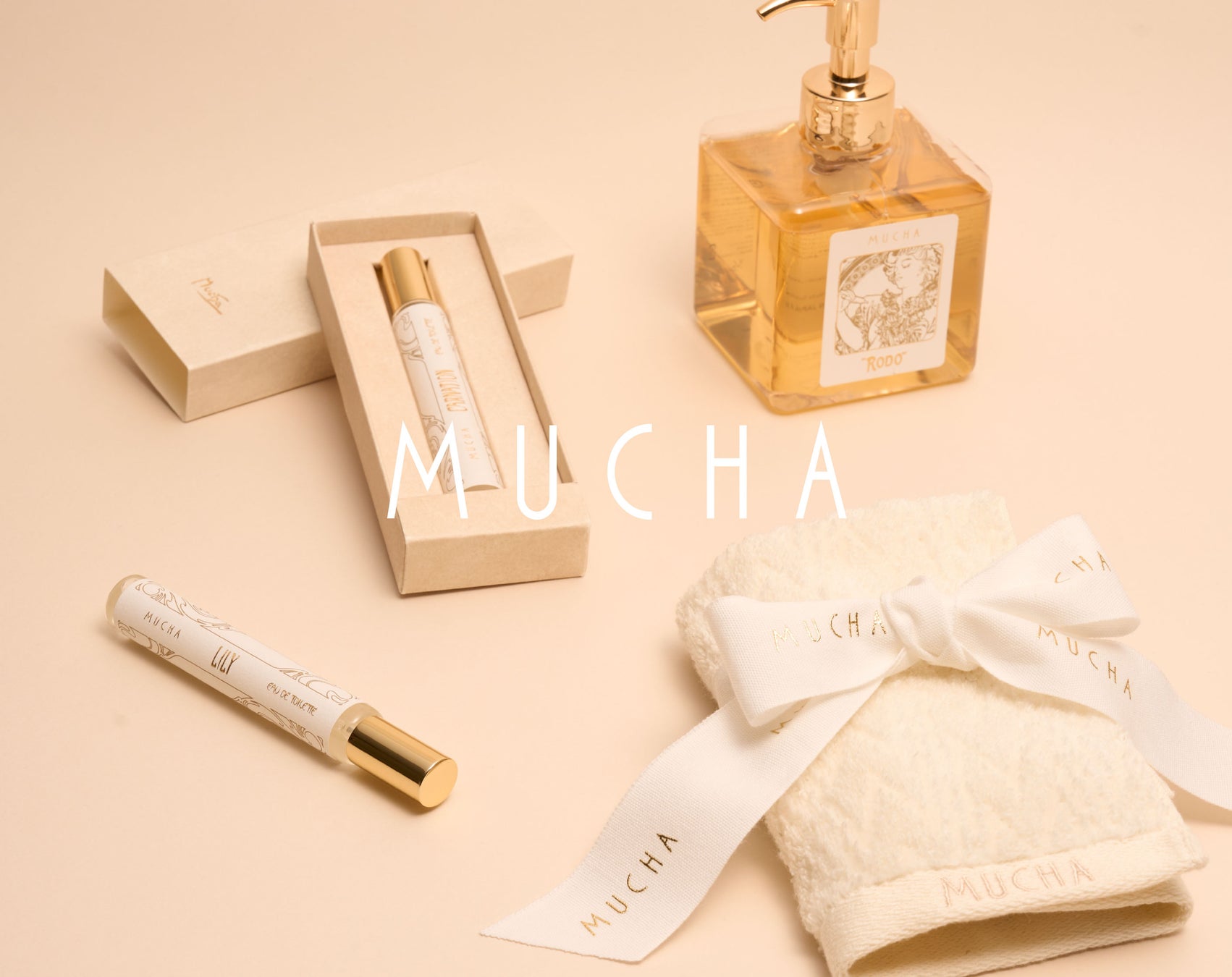 【MUCHA(ミュシャ)】MUCHAベストセラーの「リリー」のフレグランスを含む、ギフトにもおすすめのニューイヤーキット3種を発売！