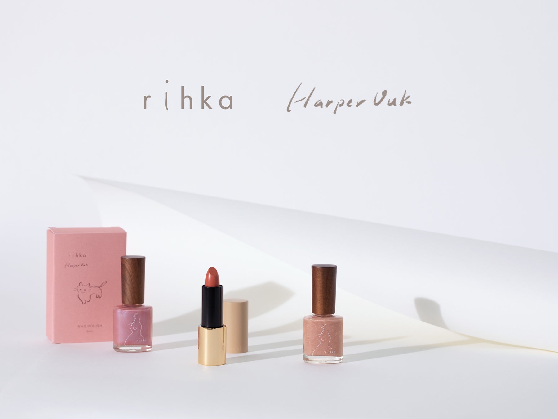 コスメティックブランド「rihka」から台湾のイラストレーターHarper Ouk氏とコラボレーションした限定コレクションが2/2より登場