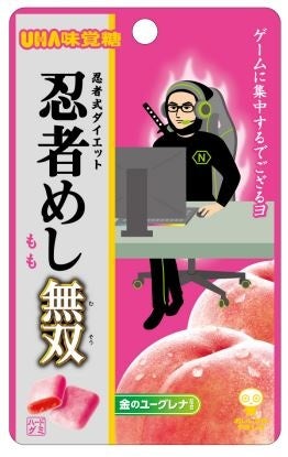 神鋼環境ソリューションの独自素材「金のユーグレナ®」入り「忍者めし	無双 もも」がUHA味覚糖株式会社より全国のコンビニにて発売開始