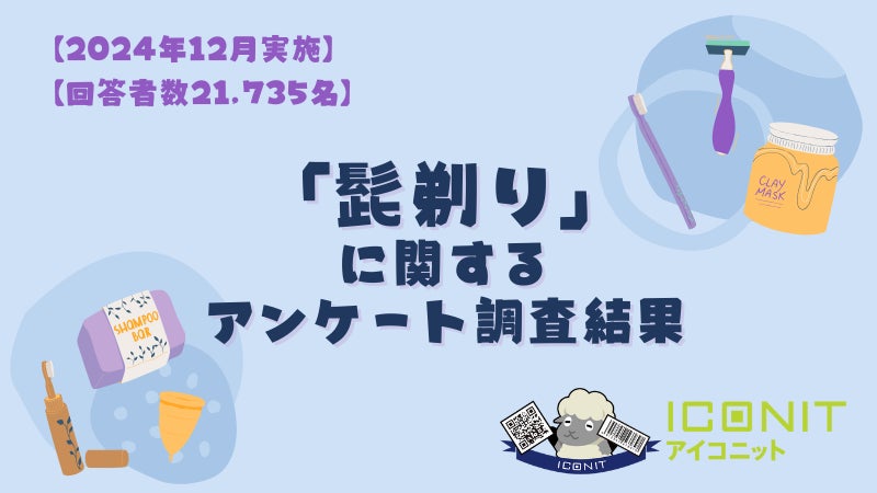 【2024年12月実施】【回答者数21,735名】「髭剃り」に関するアンケート調査結果