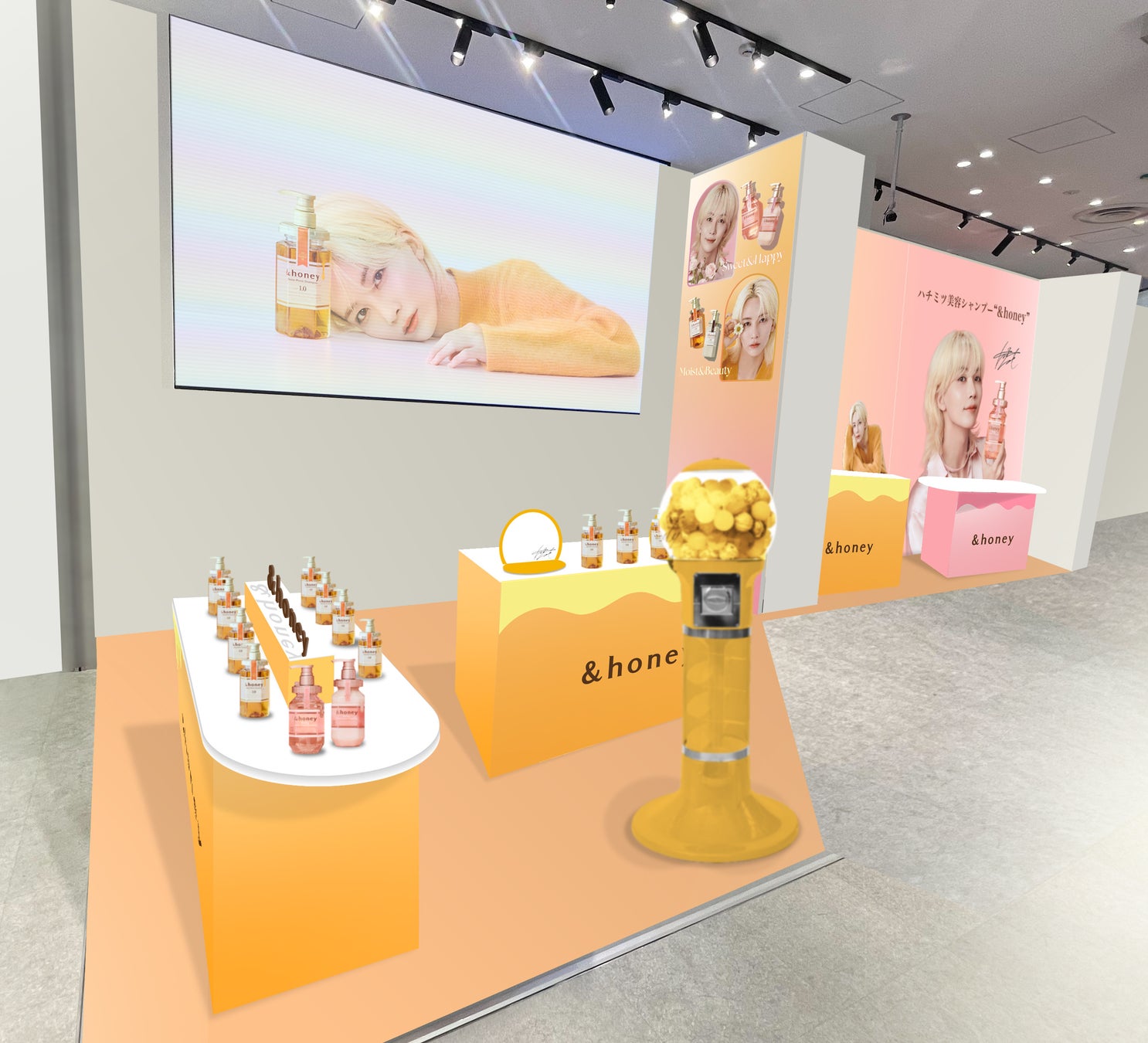JEONGHANのフォトパネルやコメントムービーも！&honeyが@cosme TOKYOにてPOPUP STOREを2025年5月14日(水)〜5月20日(火)で期間限定開催！