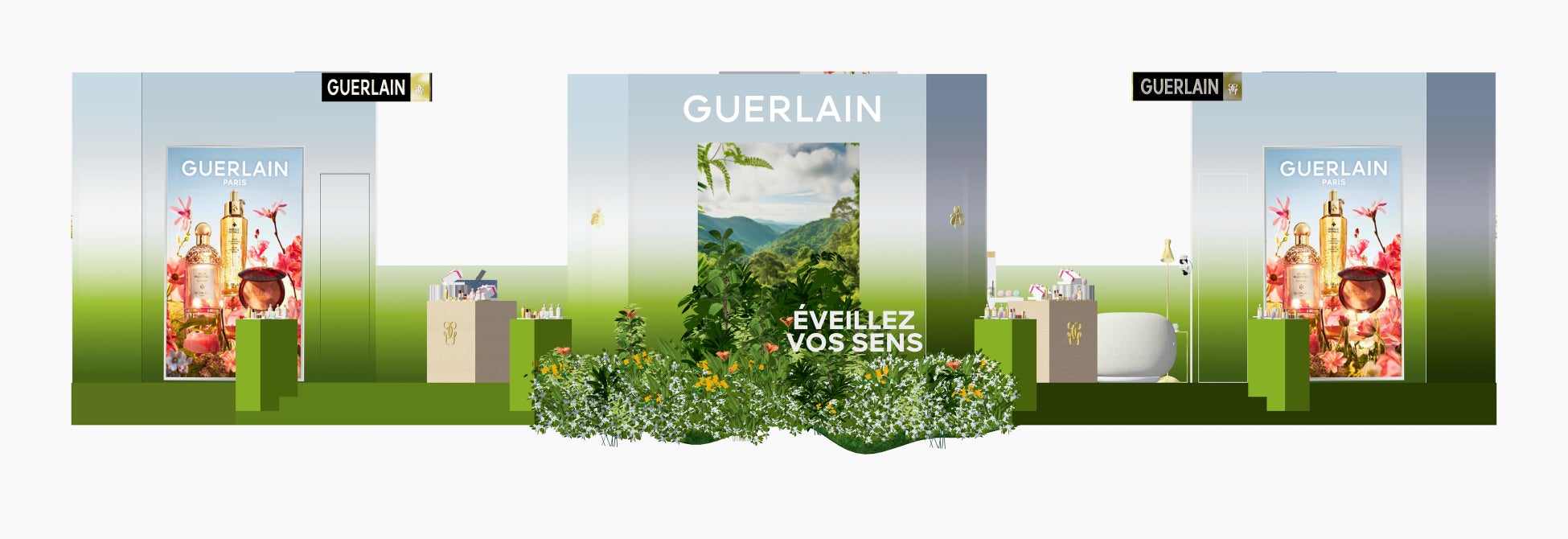 ゲランが新たな体験型ガーデンイベント「EVEILLEZ VOS SENS エヴェイェ ヴォ ソンス 感覚を解き放つ香りの冒険」を開催