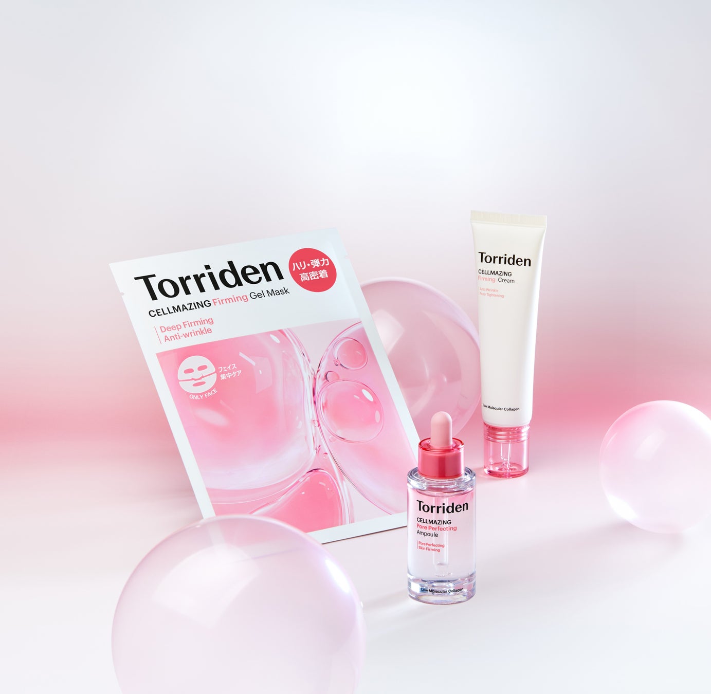 「Torriden（トリデン）」人気のセルメイジングシリーズより待望の“コラーゲンライン”3種日本上陸！