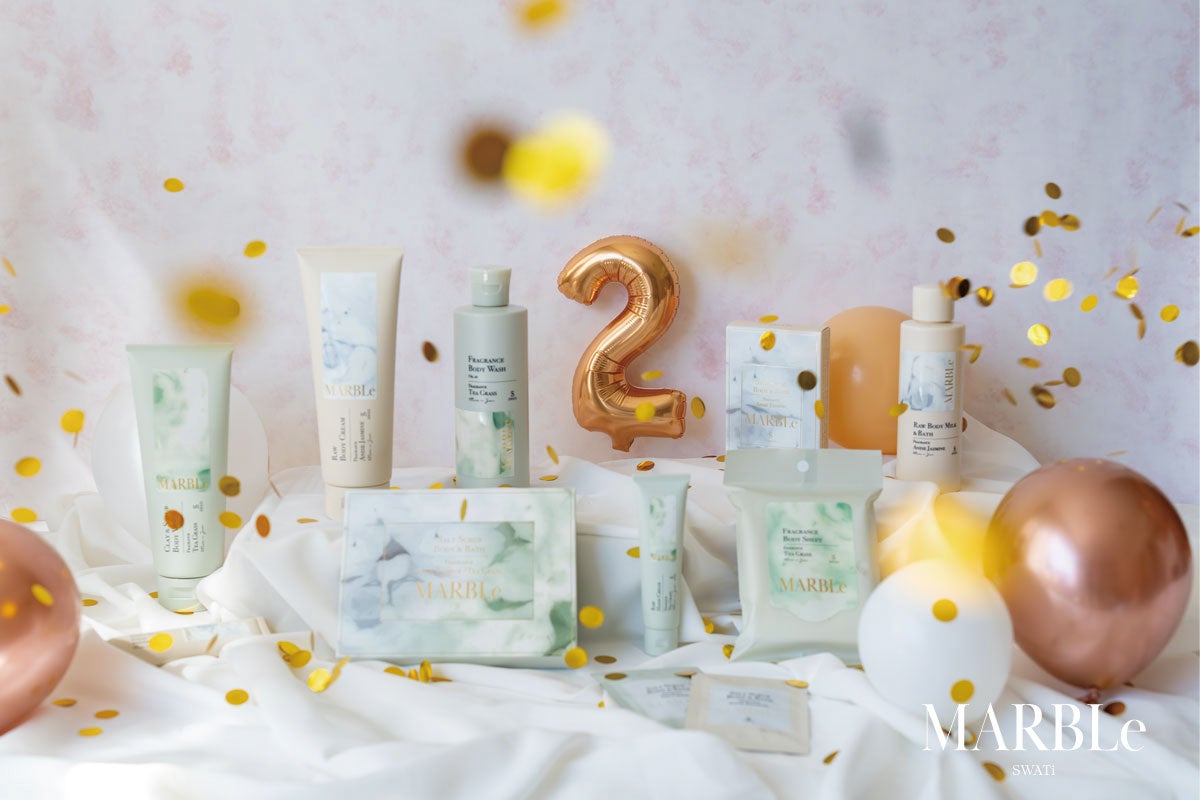 時短とサスティナブルをかかげるJAPAN MADEの ❝濃香❞ ボディケアブランド【SWATi MARBLe】2nd Anniversary！OFFICIAL ONLINE STOREで特別企画実施！