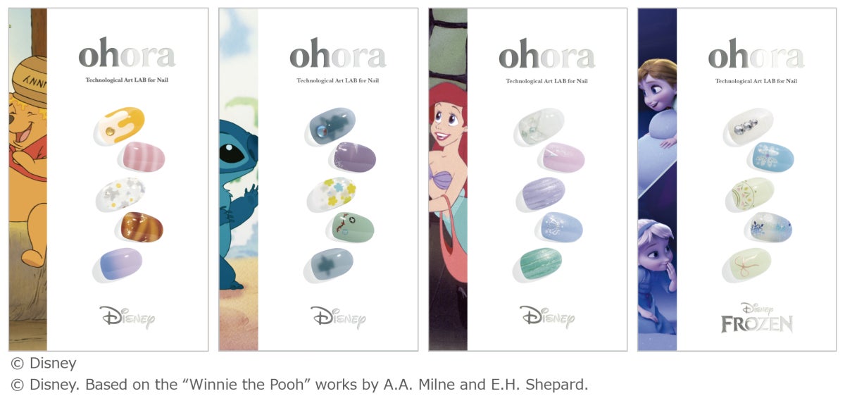 『ohora』とディズニーストアとの共同企画「SUMMERデザイン」に『リロ＆スティッチ』モチーフのネイルが初登場！