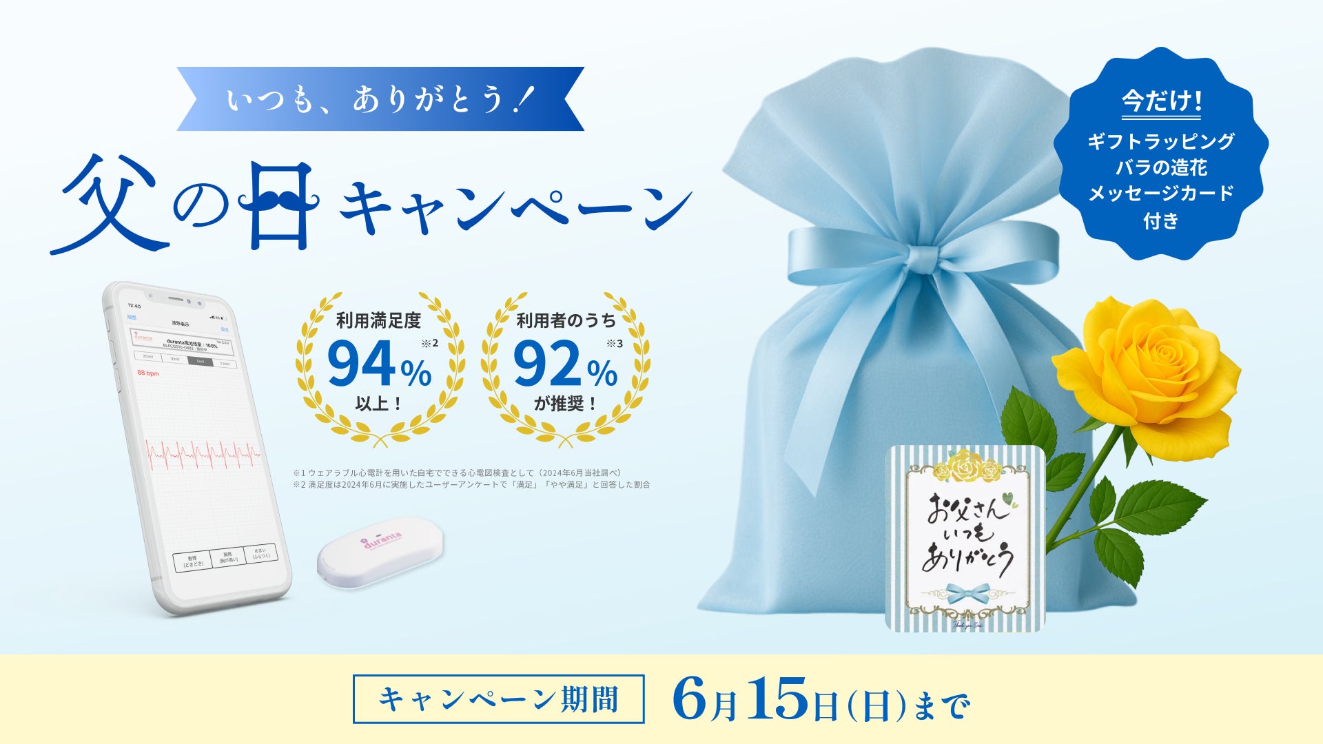新しい父の日ギフト　大切なお父さんへ「健康な未来」をプレゼント