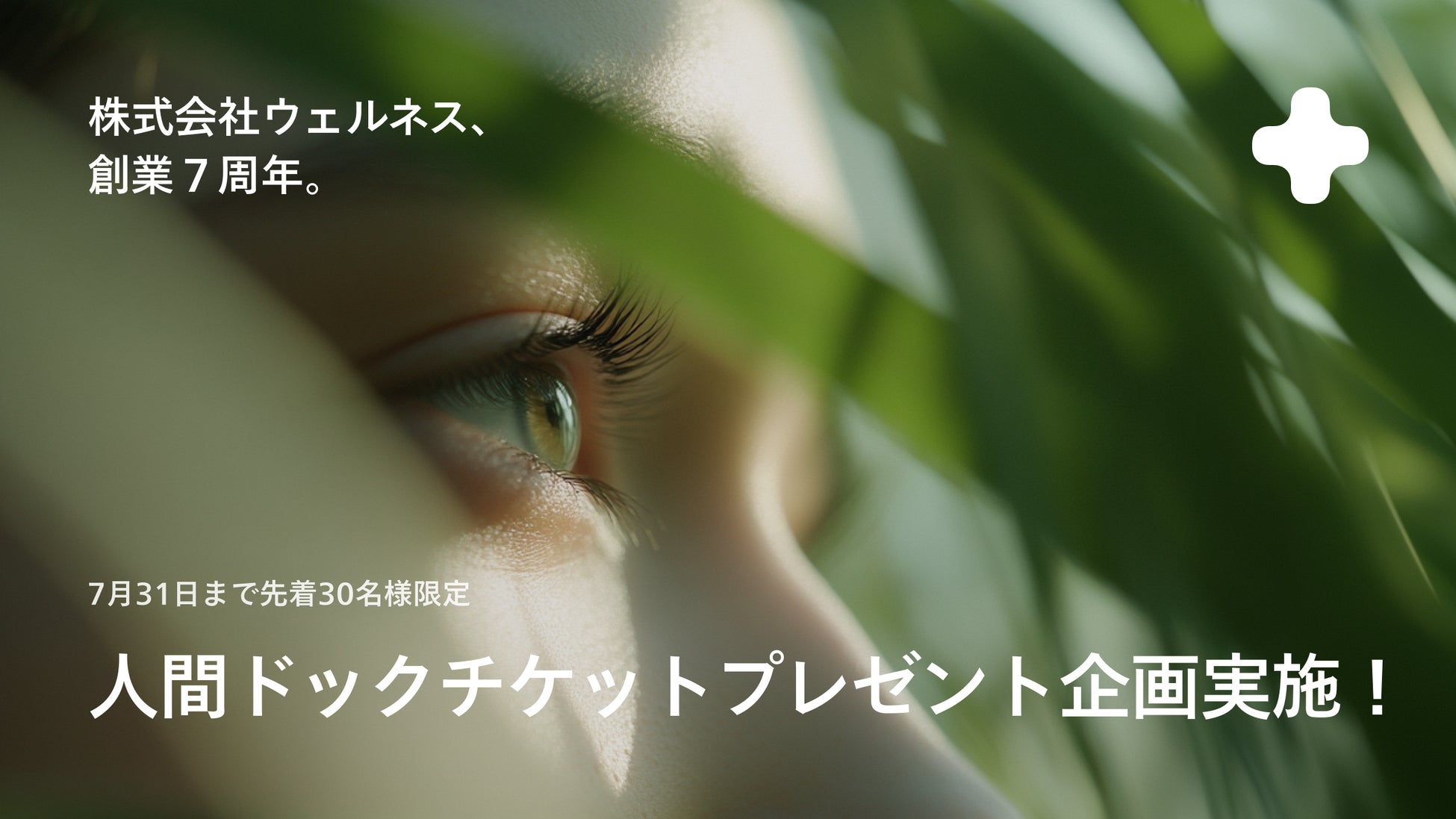 予防医療のウェルネス、創業7周年を記念して「“10万円相当”人間ドックチケットを30名様にプレゼント」キャンペーン実施