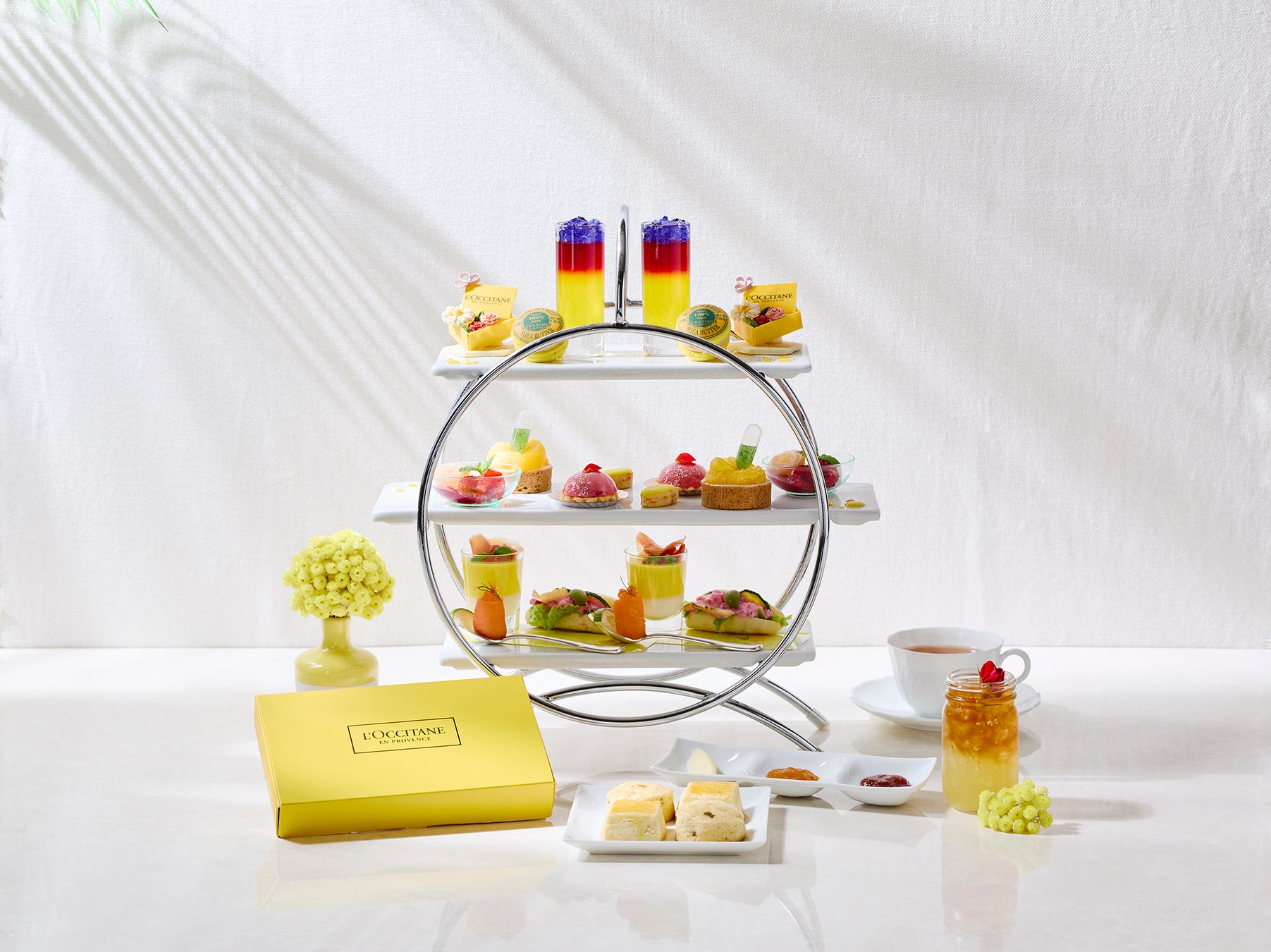 「L’OCCITANE×ロイヤルパークホテル アフタヌーンティー」