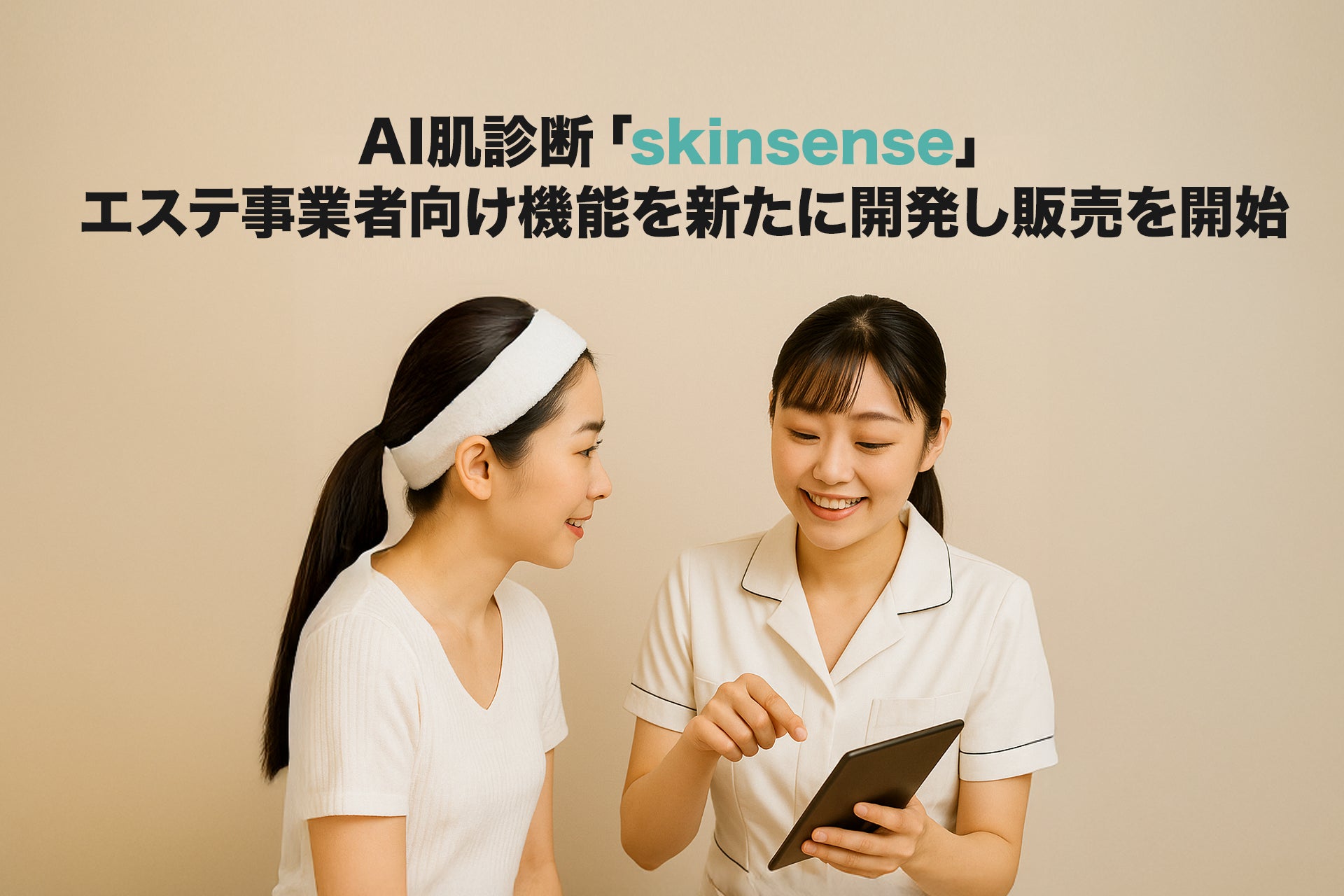 AI肌診断『skinsense』、ウィル・ドゥ社と連携し販売開始