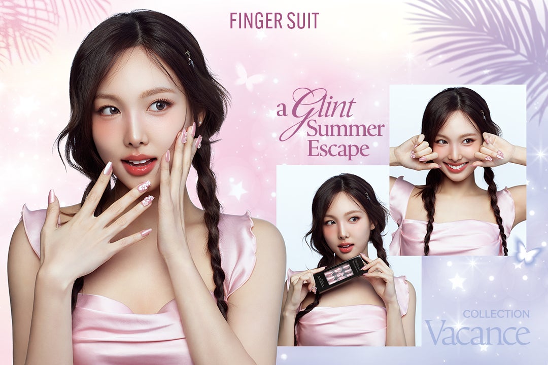 指先から始まる、きらめく夏の旅物語。韓国発FINGER SUITが新作6種 × TWICE ナヨンのフレッシュで弾ける最新ビジュアル解禁
