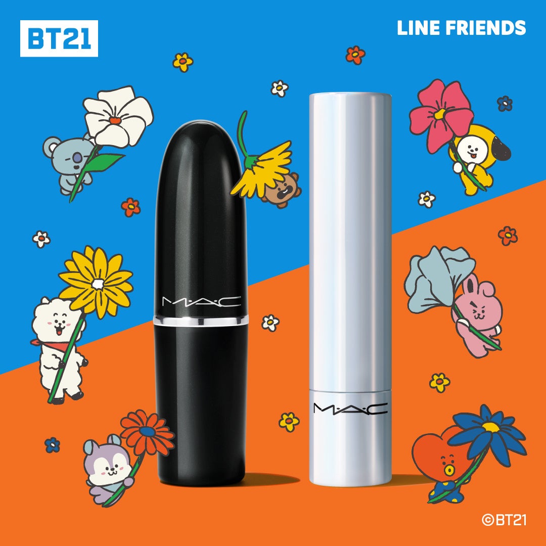 【M·A·C】M·A·CのためにデザインされたBT21キャラクターで人気リップ製品を着せ替え
