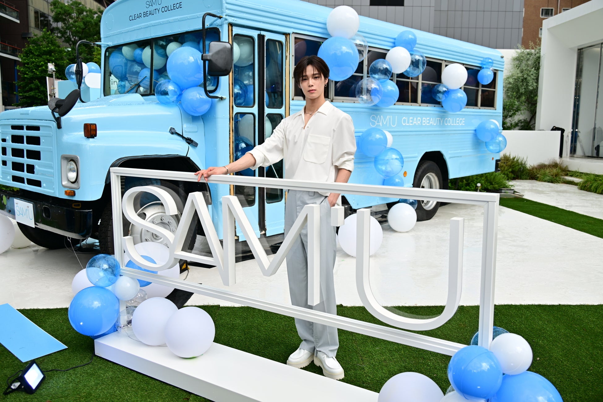 韓国スキンケアブランド「SAM’U（サミュ）」大規模POPUP STOREが表参道に登場！ブランドアンバサダー・&TEAMのKさんがひと足先に“入学”！