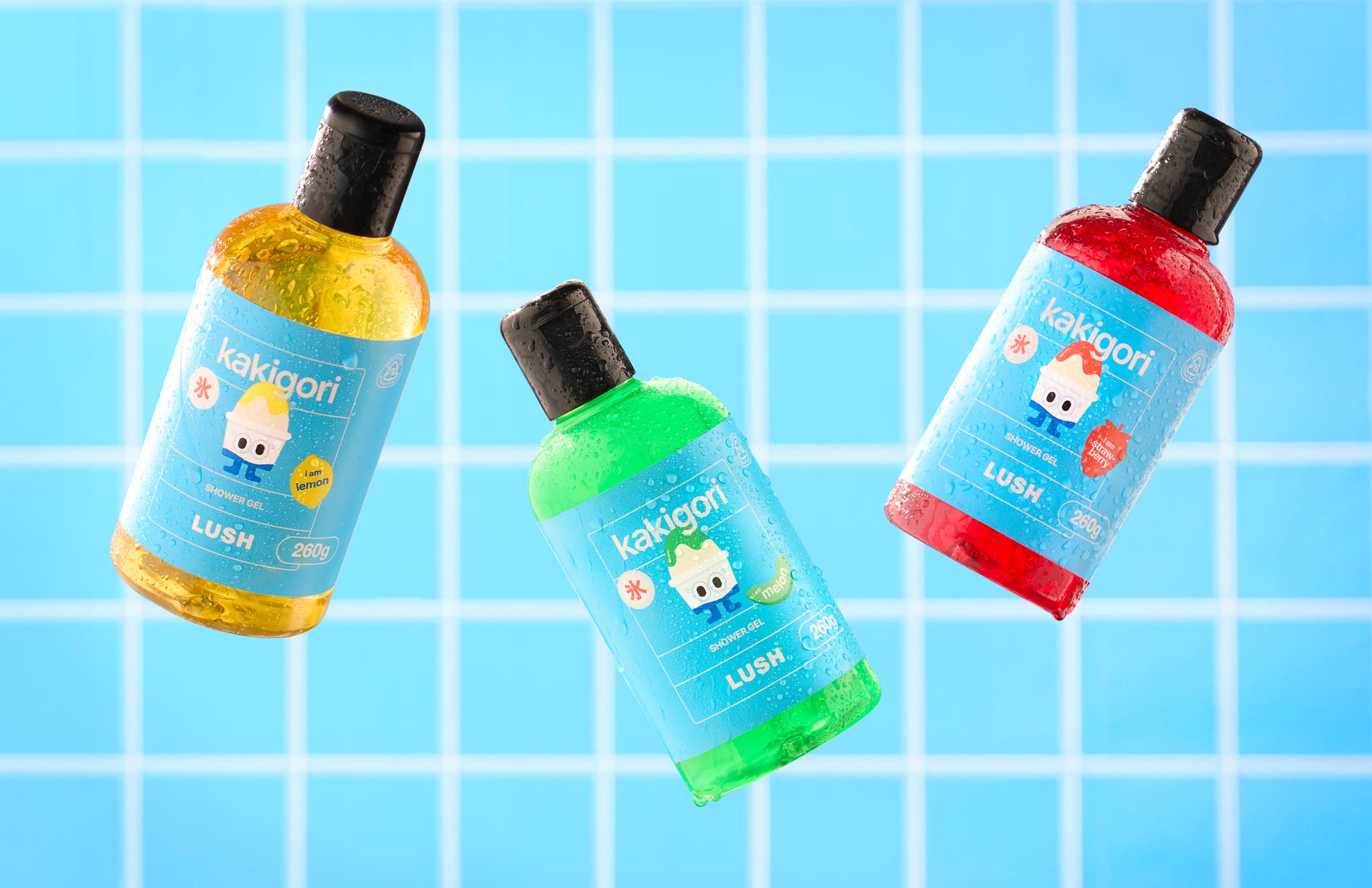ナチュラルコスメブランドLUSH夏の涼をお風呂で楽しむ、かき氷のシロップのような甘ーい香りのひんやり爽快ボディソープかき氷シリーズ3種を7月10日より夏季限定発売