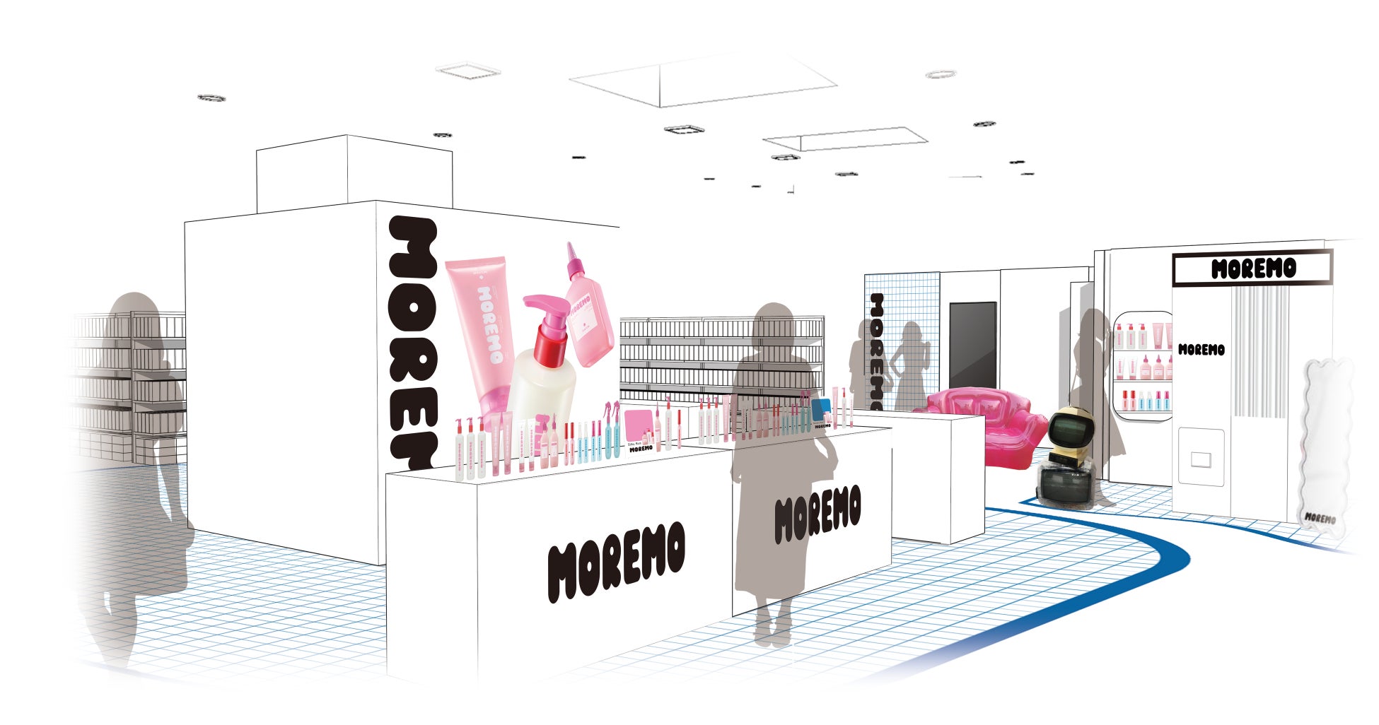 TVやSNSで話題沸騰中！韓国発「MOREMO」POPUPイベント第1弾！渋谷スクランブルスクエアに登場、現品が当たるラッキードローも実施