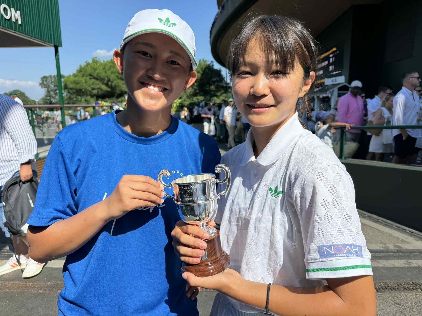 日本人初の快挙！ウィンブルドン(女子U-14)で初優勝！　世界が注目する１３歳宮澤紗希乃　多彩なショットで聖地のファンを魅了