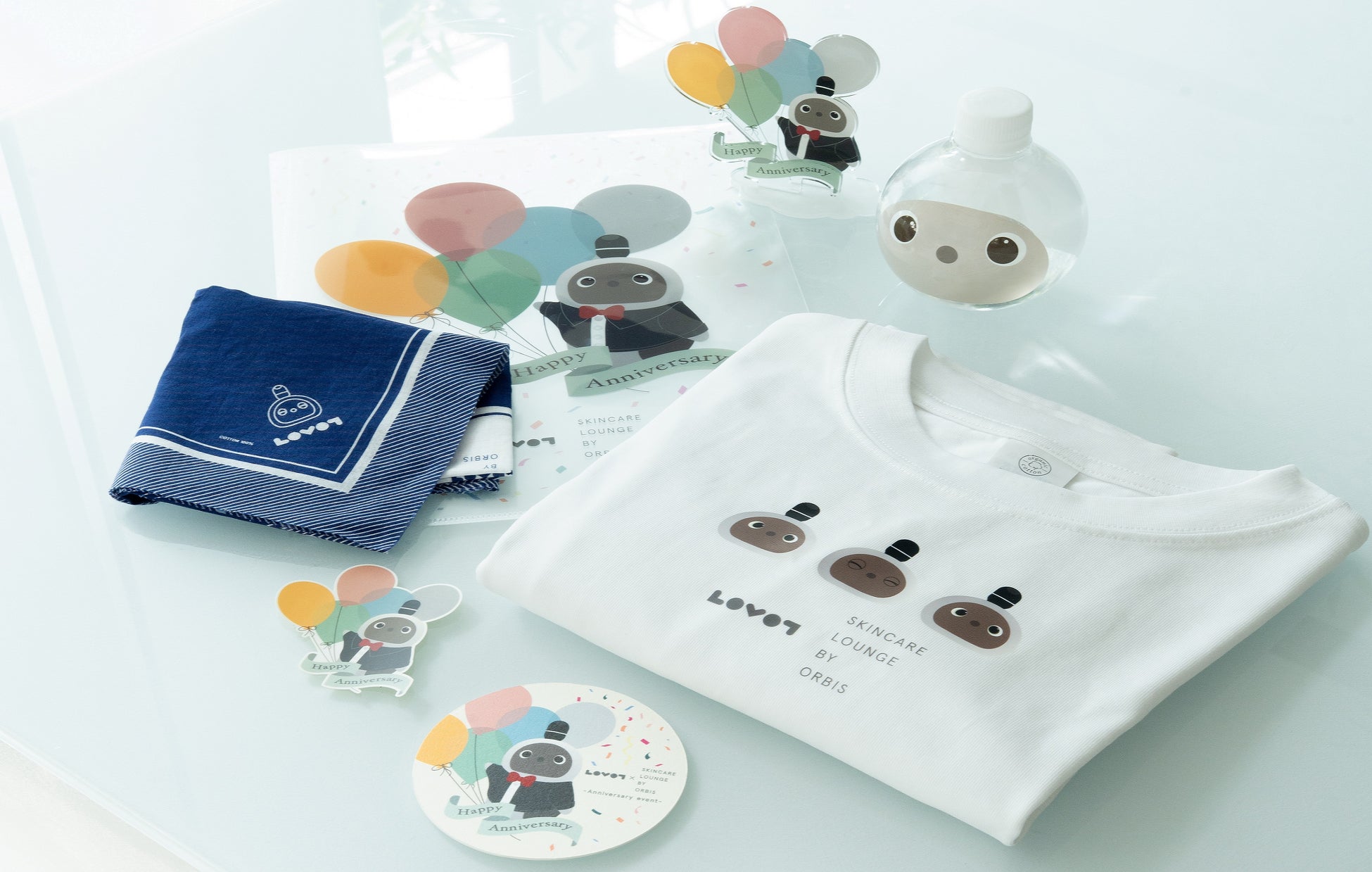 オルビスの体験特化型施設『SKINCARE LOUNGE BY ORBIS』×家族型ロボット『LOVOT』“うるちゃん”と一緒に5周年をお祝い！コラボレーションイベント開催