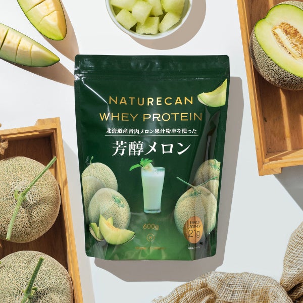 【再入荷】暑い夏にピッタリ！大人気ホエイプロテイン（WPC）「芳醇メロン味」が再販決定｜Naturecan Fitness