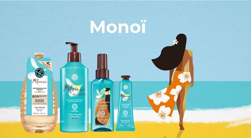 【イヴ・ロシェ】2025年7月25日（金）よりフランス人気No.1*1の「Monoï （モノイ）」ボディケアアイテムが遂に日本上陸！公式オンラインストア、全国のイオン、ウエルシア店舗※で発売開始。