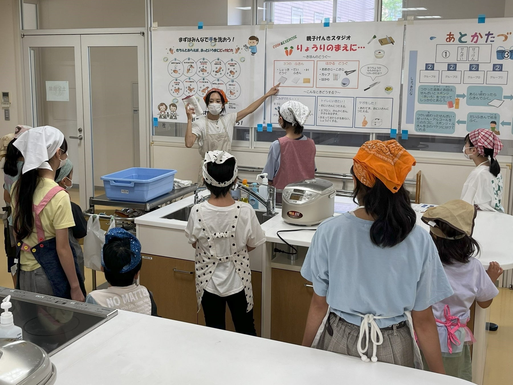 【新潟医療福祉大学】“食”と“運動”を通じて親子の健康づくりを支援！「cook ＆ exercise 親子げんきスタジオ」を開催