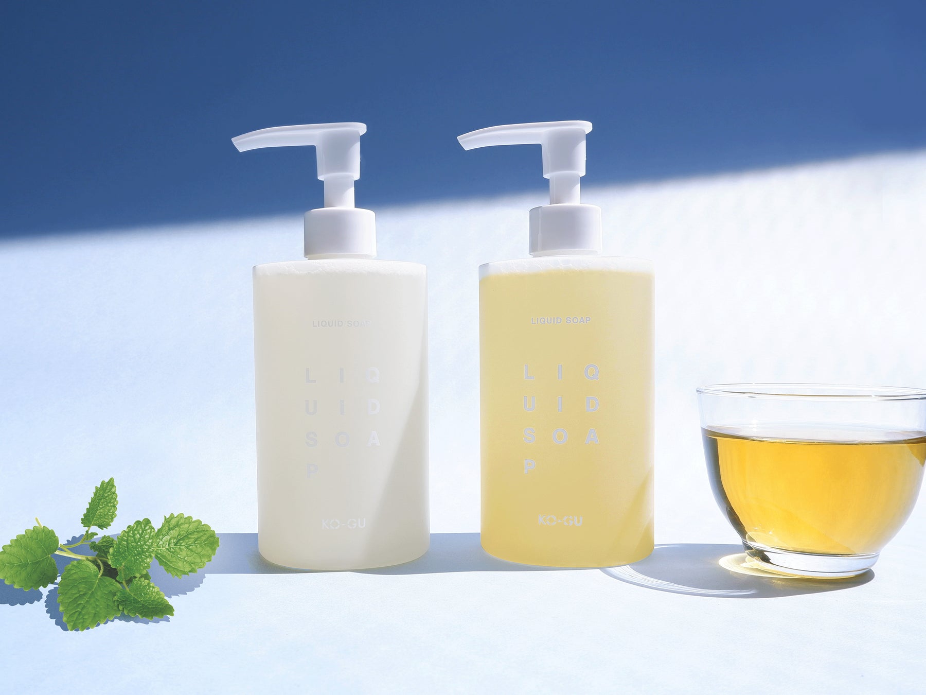 真夏に香りで涼む、癒しのボディケアを。「NOSE SHOP」がプロデュースするフレグランスブランド「KO-GU」の「リキッドソープ」から、スペアミント、グリーンティーの2種が8/1（金）発売