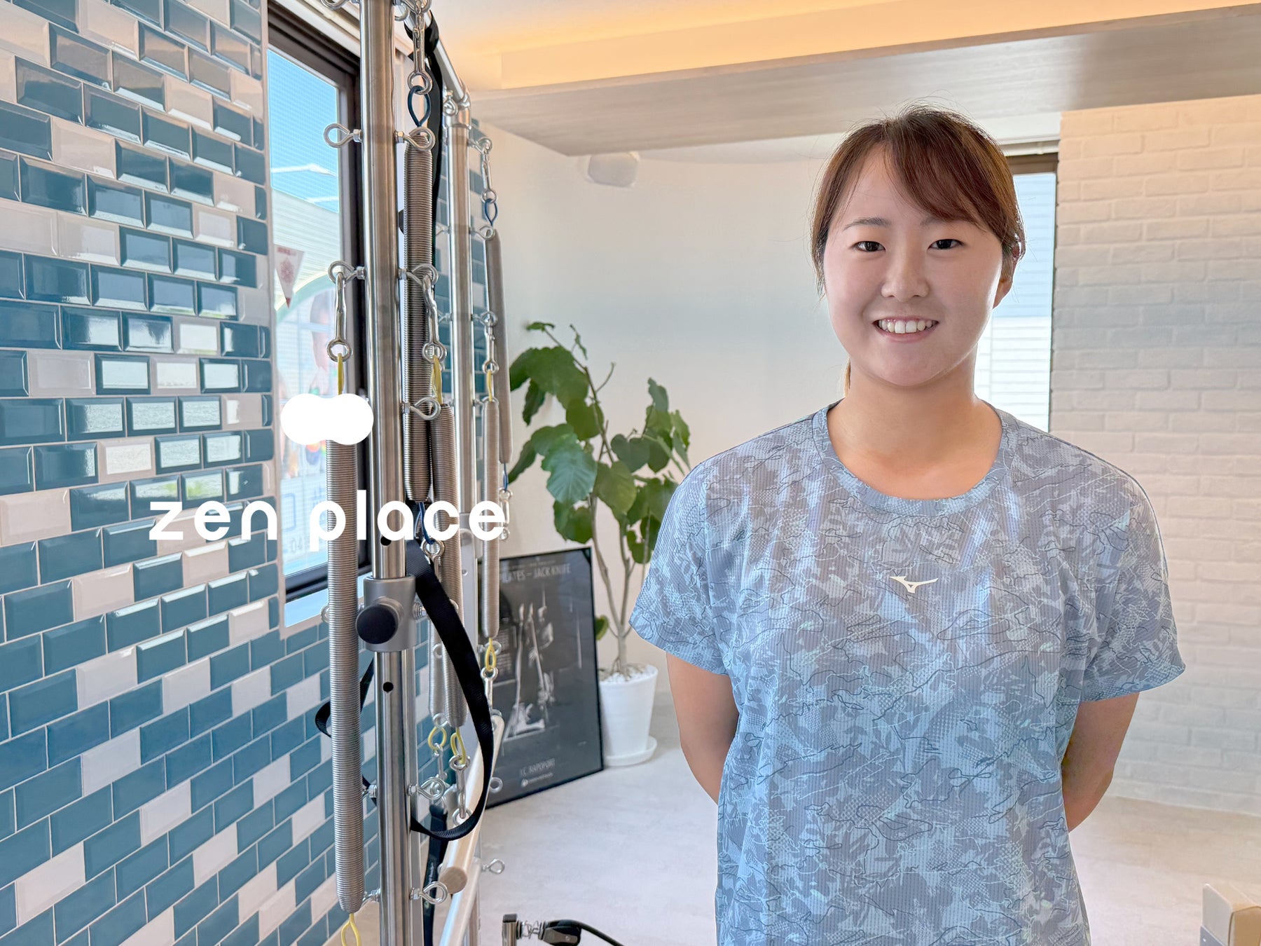 プロゴルファー稲垣那奈子選手 ピラティス×AI解析で心身強化へ zen placeが本格サポート