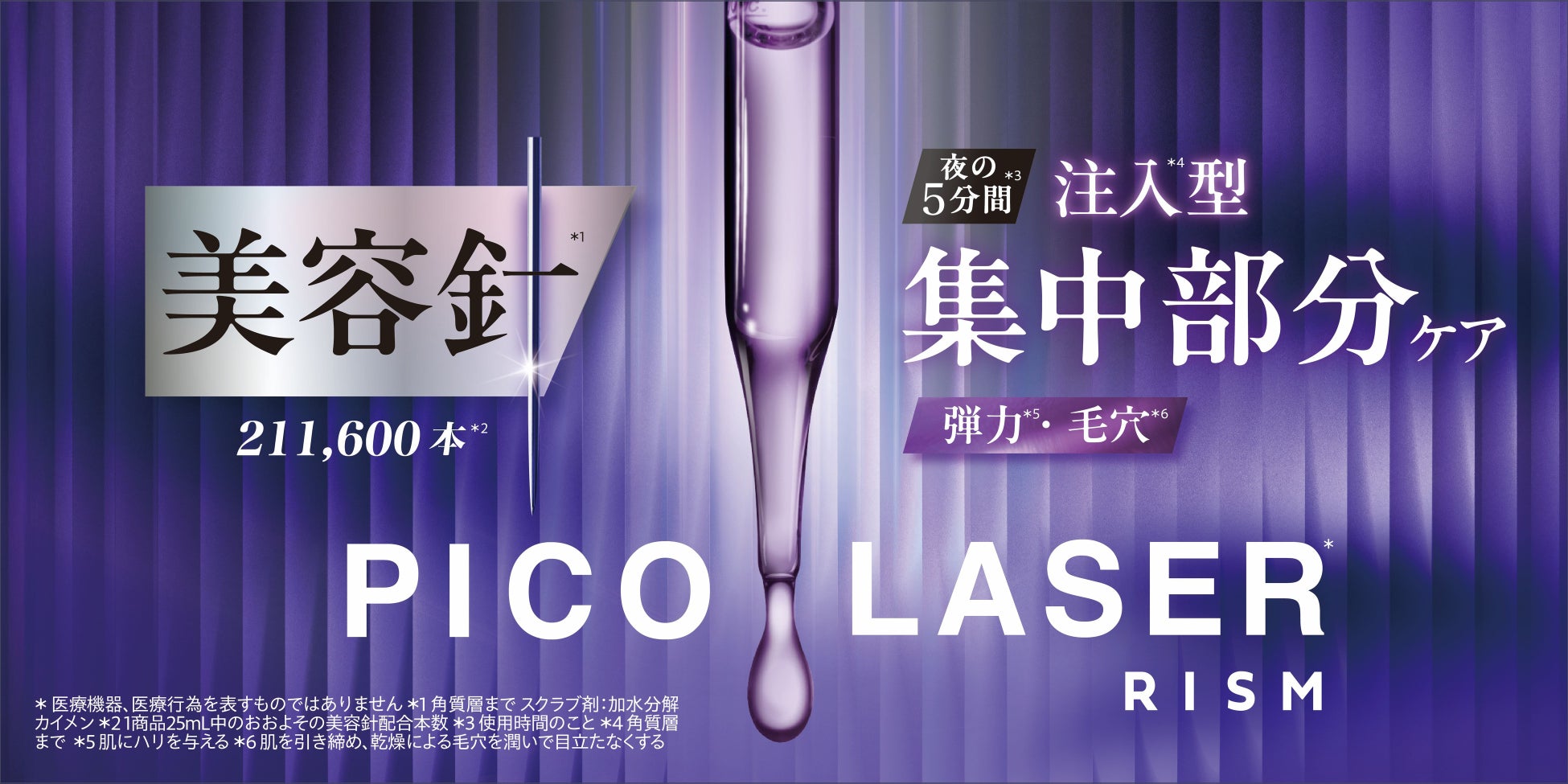 スキンケアブランド「RISM（リズム）」より「ピコレーザー*」シリーズが誕生！美容針*¹×高密着ゲルシート×ハリ感美容成分の複合アプローチによる注入*⁴型の弾力*⁵・毛穴ケア*⁶部分用パックを発売