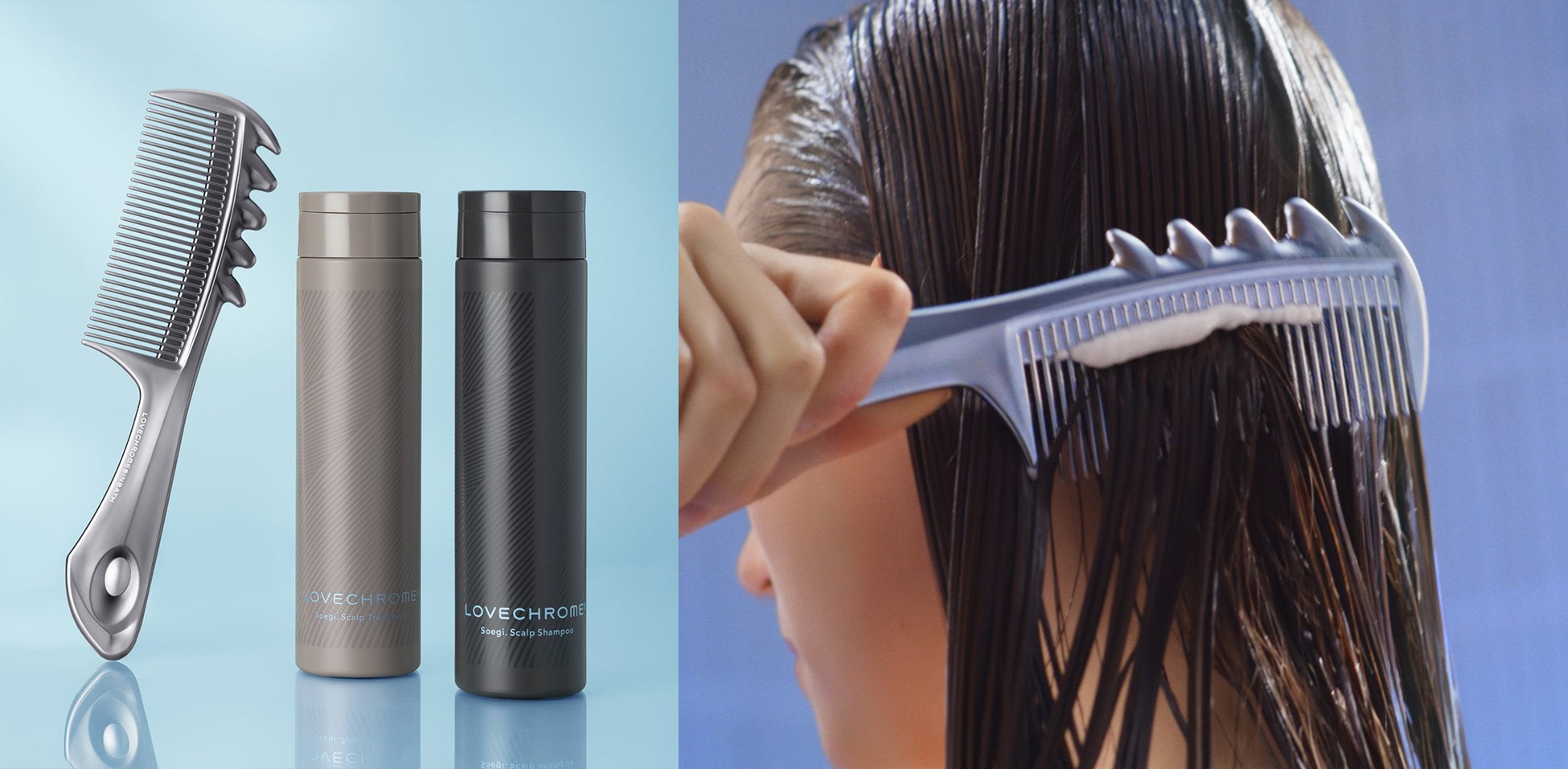 ラブクロムから、毎日のドライタイムを快適にする「ヘアラップタオル」が登場。コーム専用設計シャントリとともに、ツヤ髪習慣をサポート。